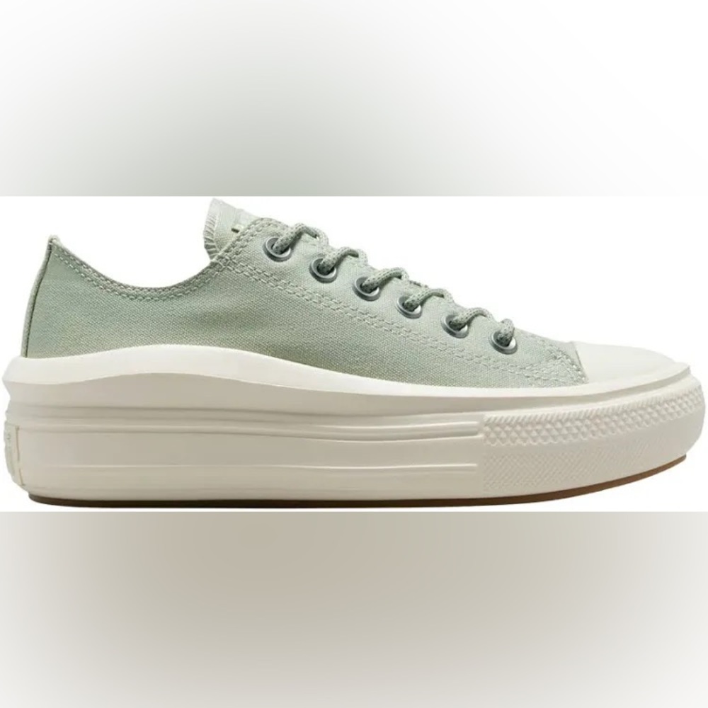 CONVERSE | Sage Green Platform Sneakers